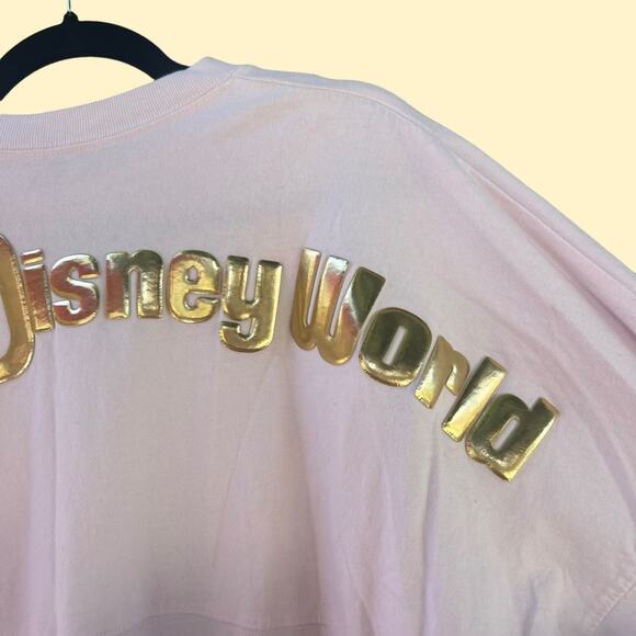 Disney World Parks New Year’s Eve Champagne Pink Gold Spirit Jersey 2021 Large - Picture 4 of 7